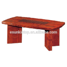 Large wood coffee table for office used. High quality wood table for sale (T001)